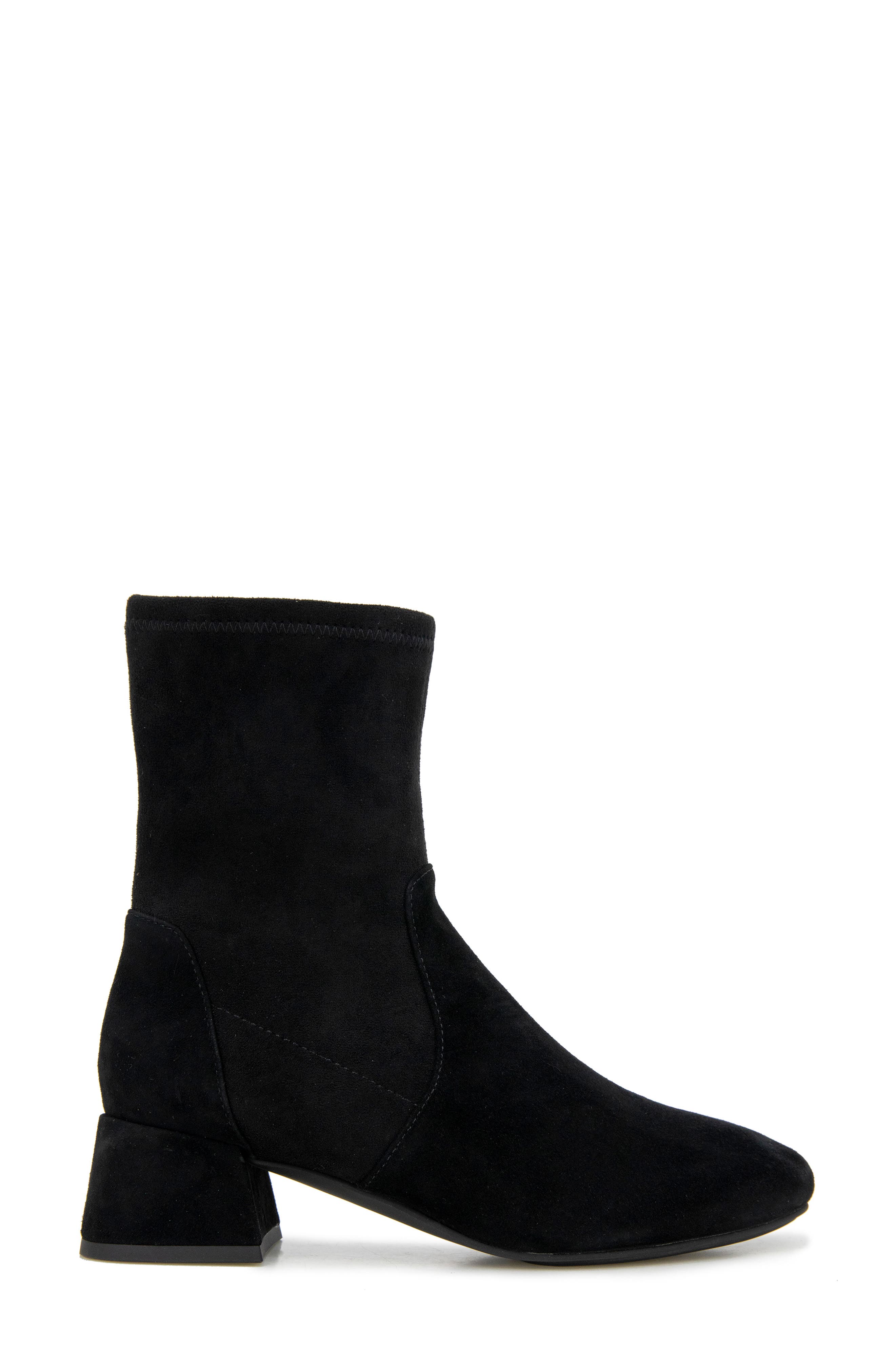 Gentle Souls Elbert Block Heel Bootie, Alternate, color, Black Suede