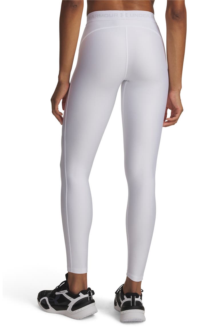 HeatGear® Leggings, Alternate, color, WHITE / / HALO GRAY