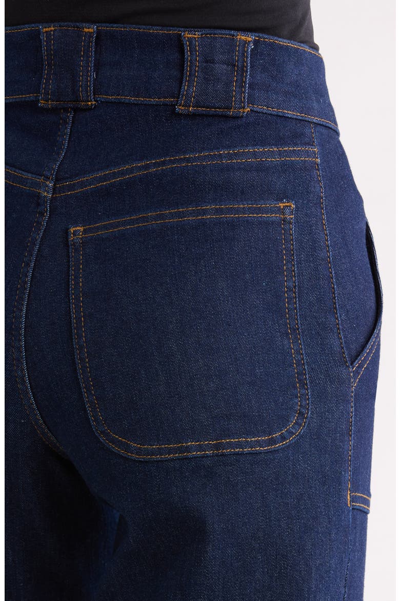 Modern Pocket High Waist Wide Leg Jeans, Alternate, color, RINSE