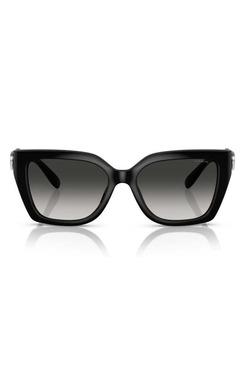 COACH 57mm Gradient Square Sunglasses, Main, color, 