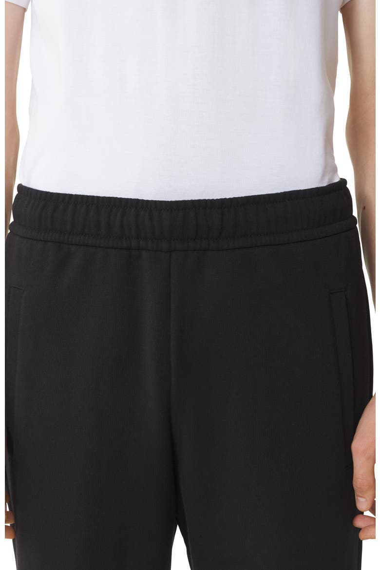 Black Modern Curb Jogging Pants, Alternate, color, Black