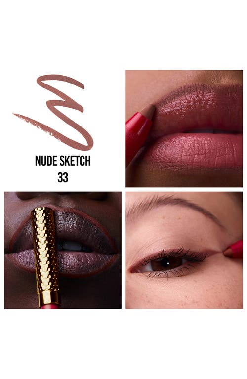 Christian Louboutin Glamliner Lip & Eye Contour Pencil In Nude