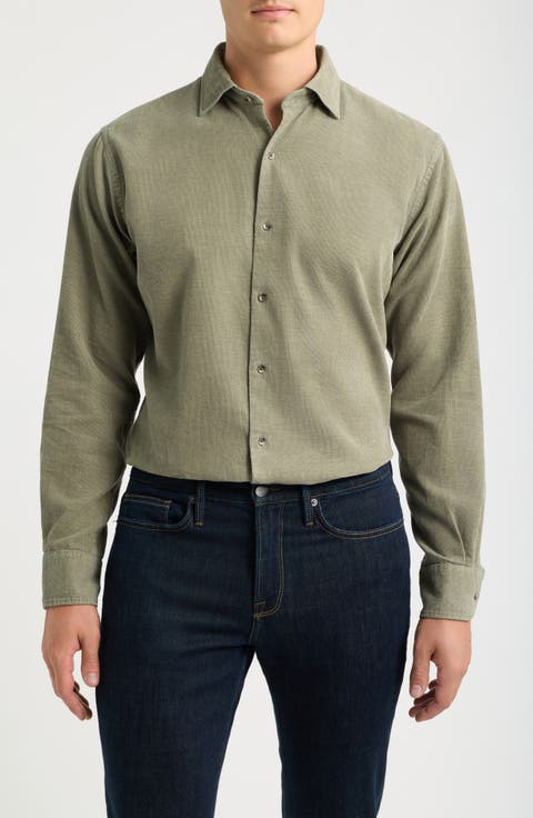 Cotton & Cashmere Corduroy Shirt