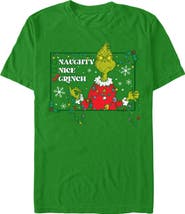 The Grinch Men's Dr. Seuss Checklist Short Sleeve Graphic T-Shirt