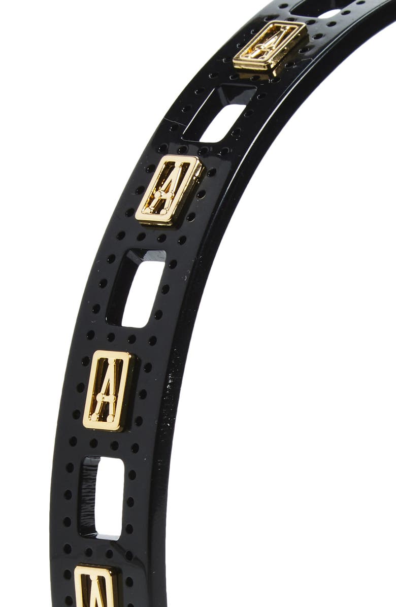 Alexandre de Paris Swarovski Crystal Headband, Alternate, color, Black