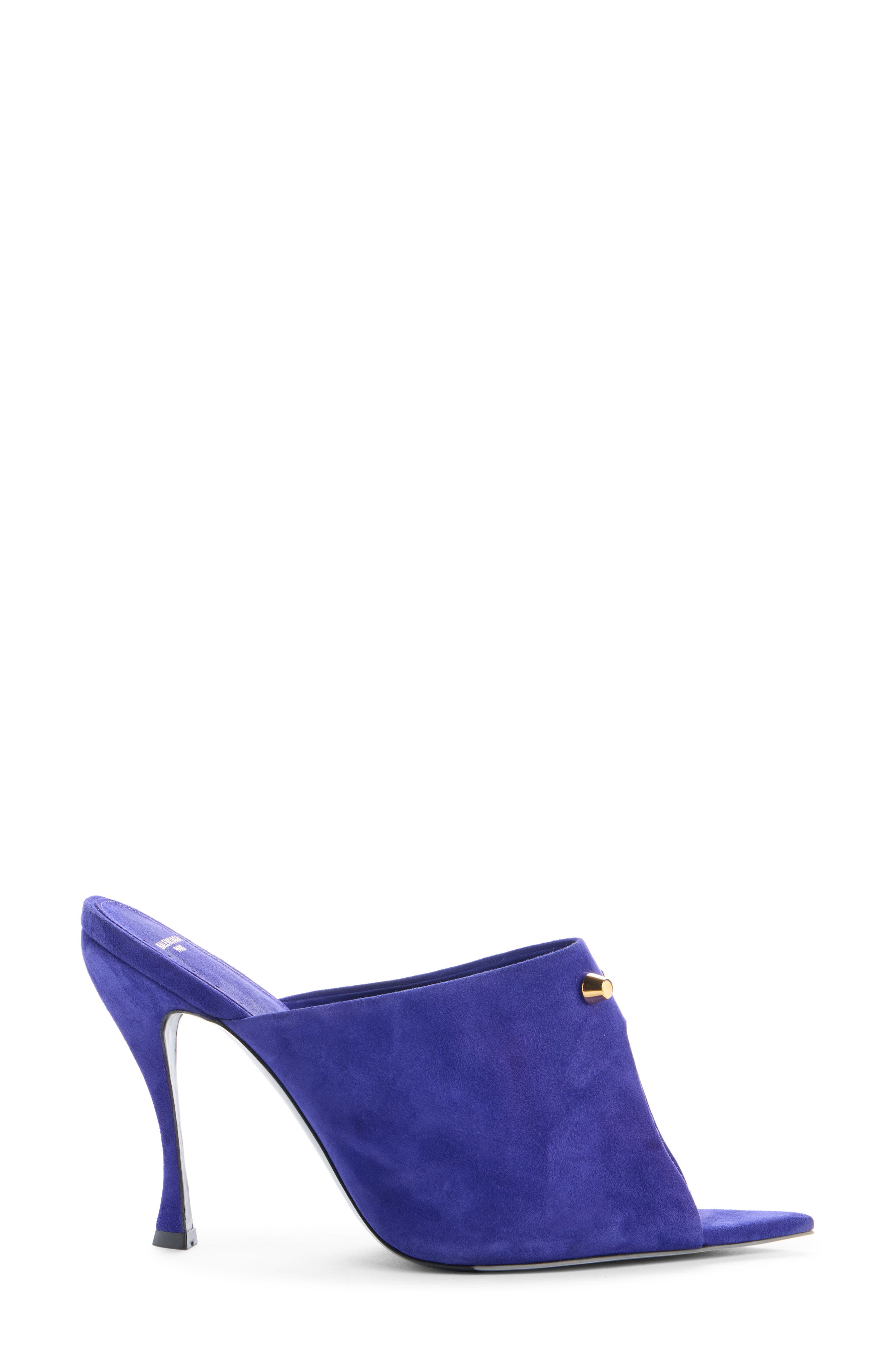 Midnight City Peep Toe Mule, Alternate, color, 4750 PURPLE/ GOLD