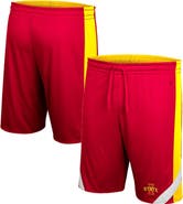 COLOSSEUM Men's Colosseum Cardinal/Gold Iowa State Cyclones Am I Wrong Reversible Shorts