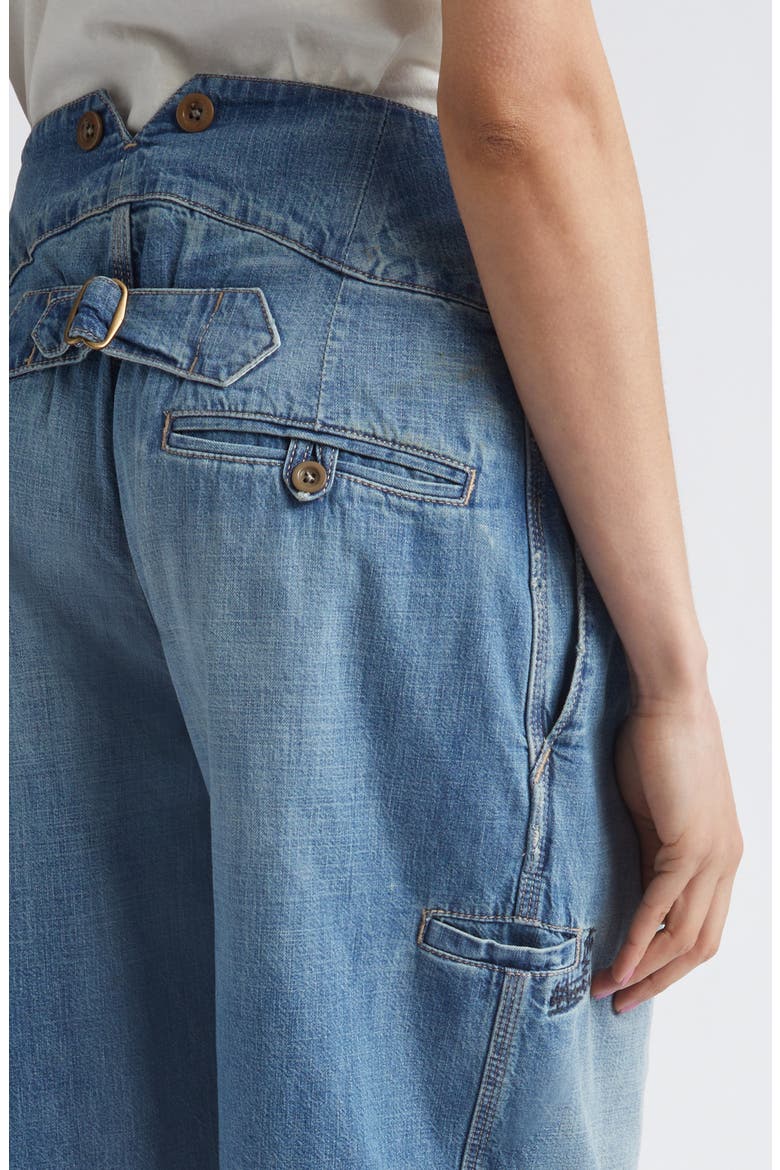 Relaxed Fit Denim Bermuda Shorts, Alternate, color, MEDIUM BLUE VINTAGE