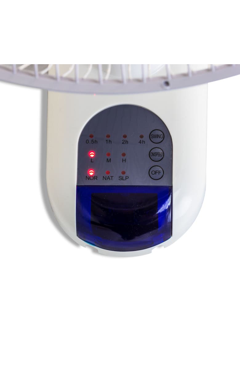 Vie Air 16 Inch 3 Speed Plastic Wall Fan with Remote Control, Alternate, color, White