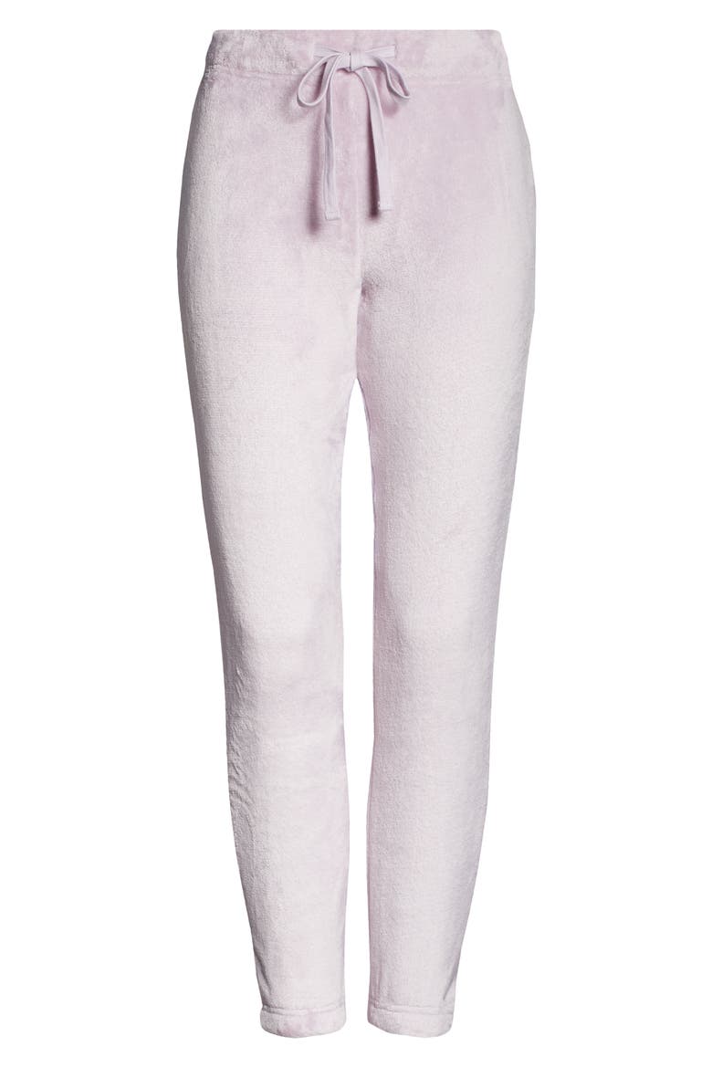 Betsey Fleece Joggers, Alternate, color, LILAC FROST