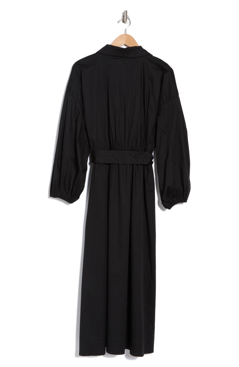 Mila Mae Long Sleeve Stretch Cotton Poplin Dress, Alternate, color,