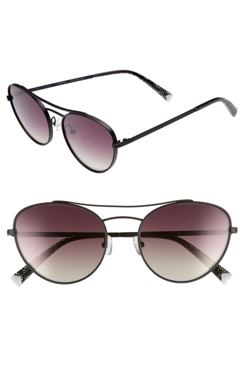 KENDALL + KYLIE Yasmin 55mm Aviator Sunglasses, Main, color, 