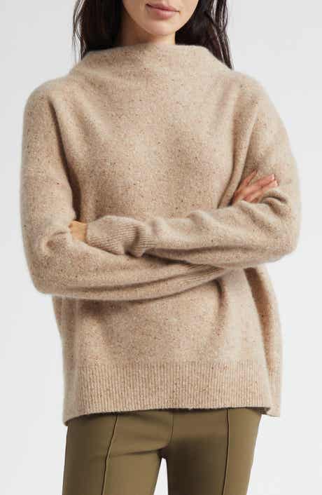 Vince Donegal Funnel Neck Cashmere Sweater