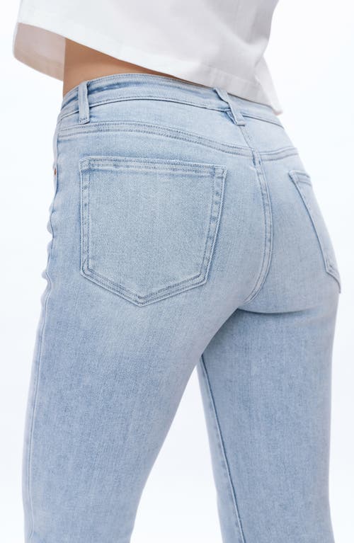 Bayeas Daisy High Waist Step Hem Slim Jeans