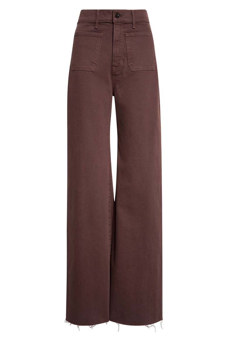Grant High Waist Wide Leg Jeans, Alternate, color, ESPRESSO