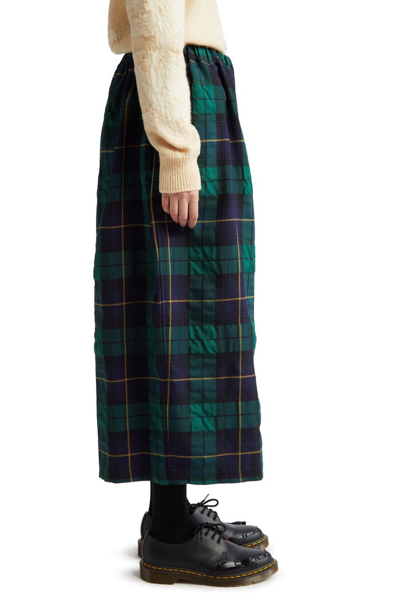 Tao Comme des Garçons Check Yarn Dyed Crop Pants, Alternate, color, 