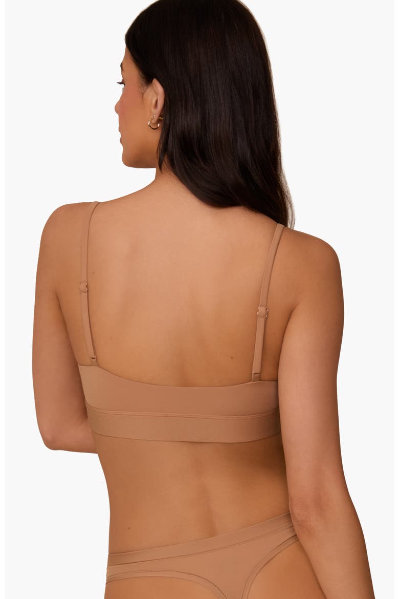 Bliss Scoop Bralette, Alternate, color, Tan