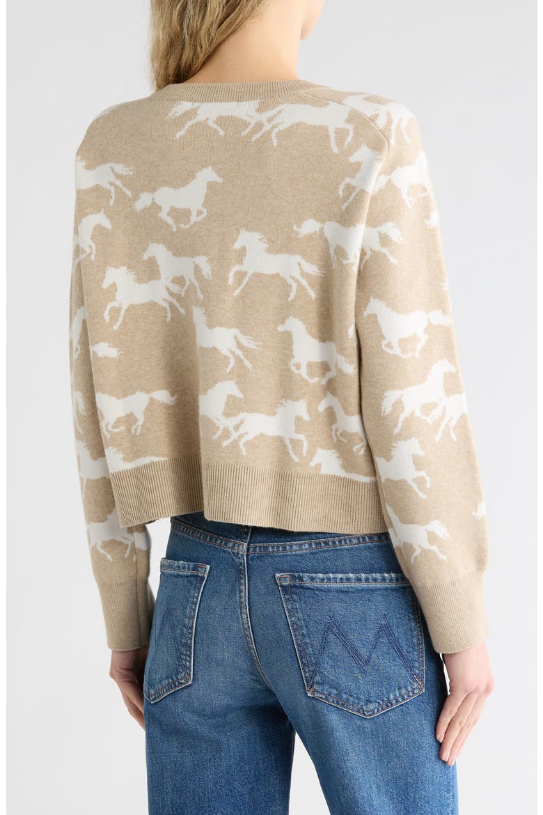Horse Cardigan, Alternate, color, OATMEAL