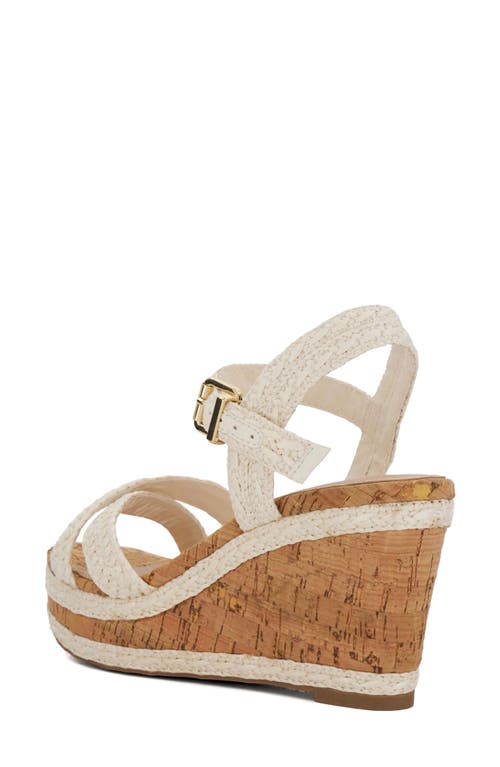 Dune London Kelisa Platform Wedge Sandal In White
