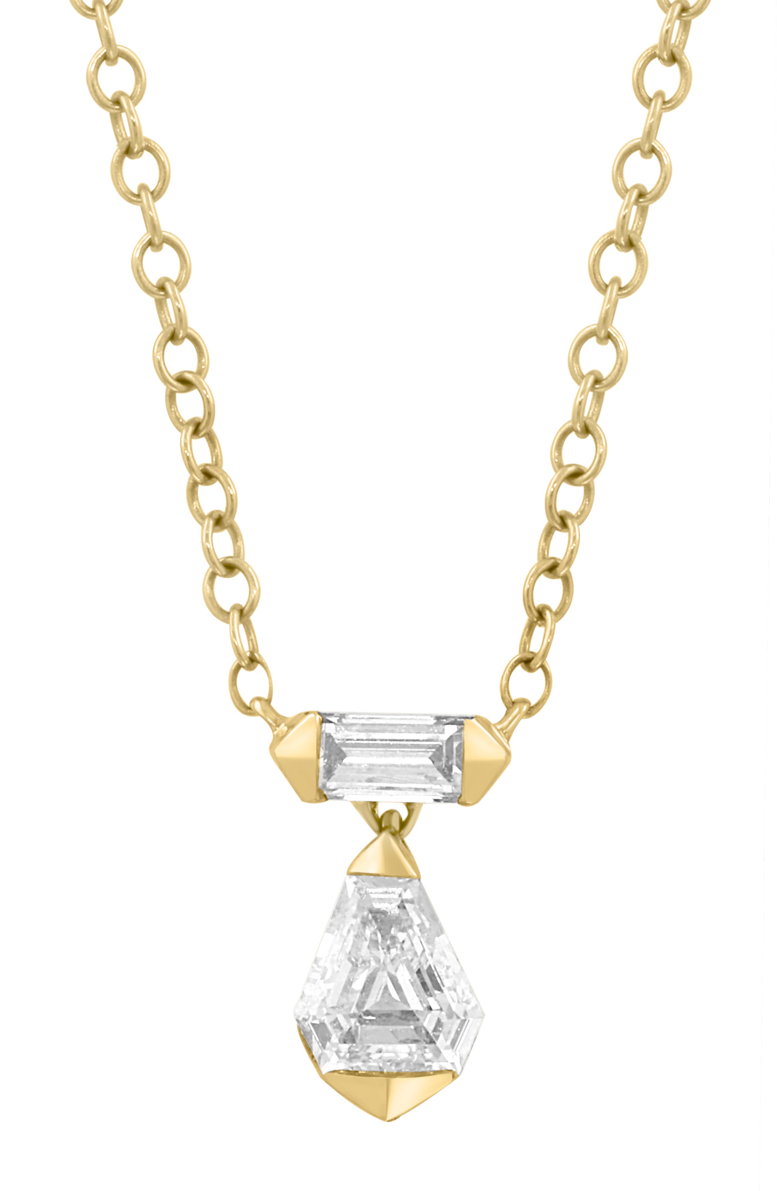 Lab-Grown Diamond Pendant Necklace