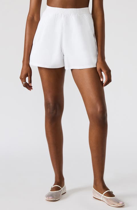 Malena Easy Pull-On Cotton Blend Shorts
