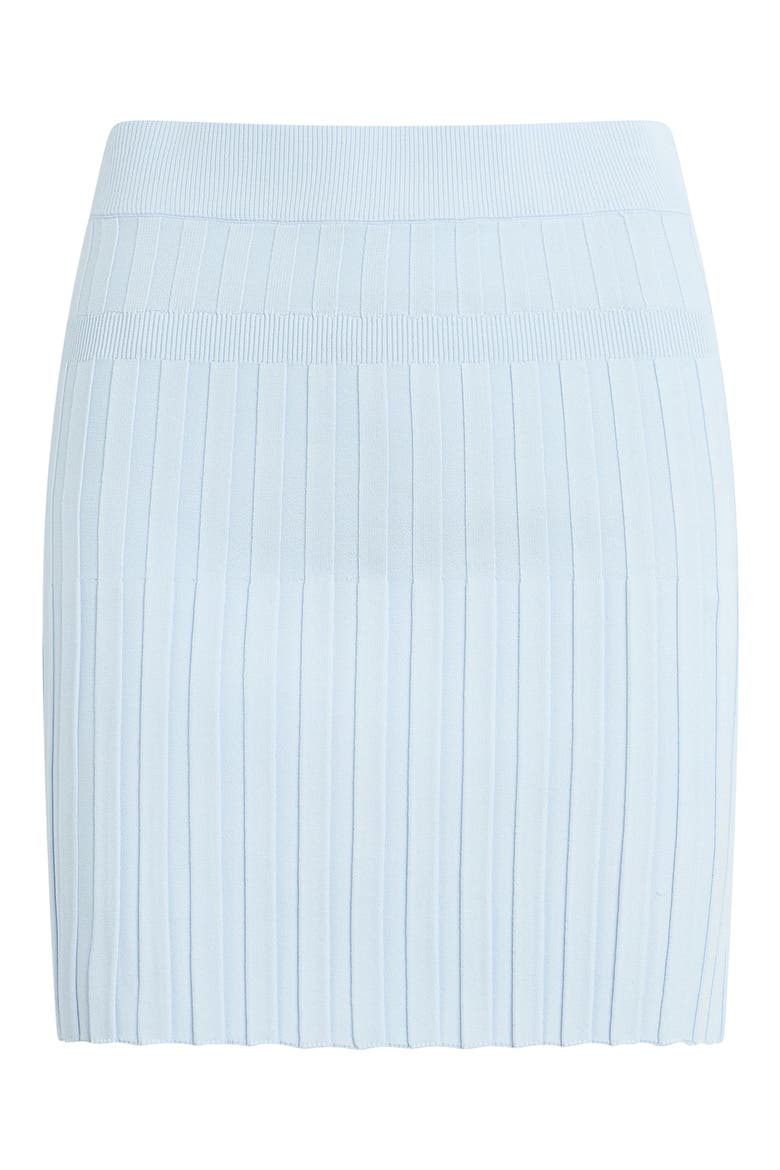The Cecilia Pleated Sweater Miniskirt, Alternate, color, SKY BLUE