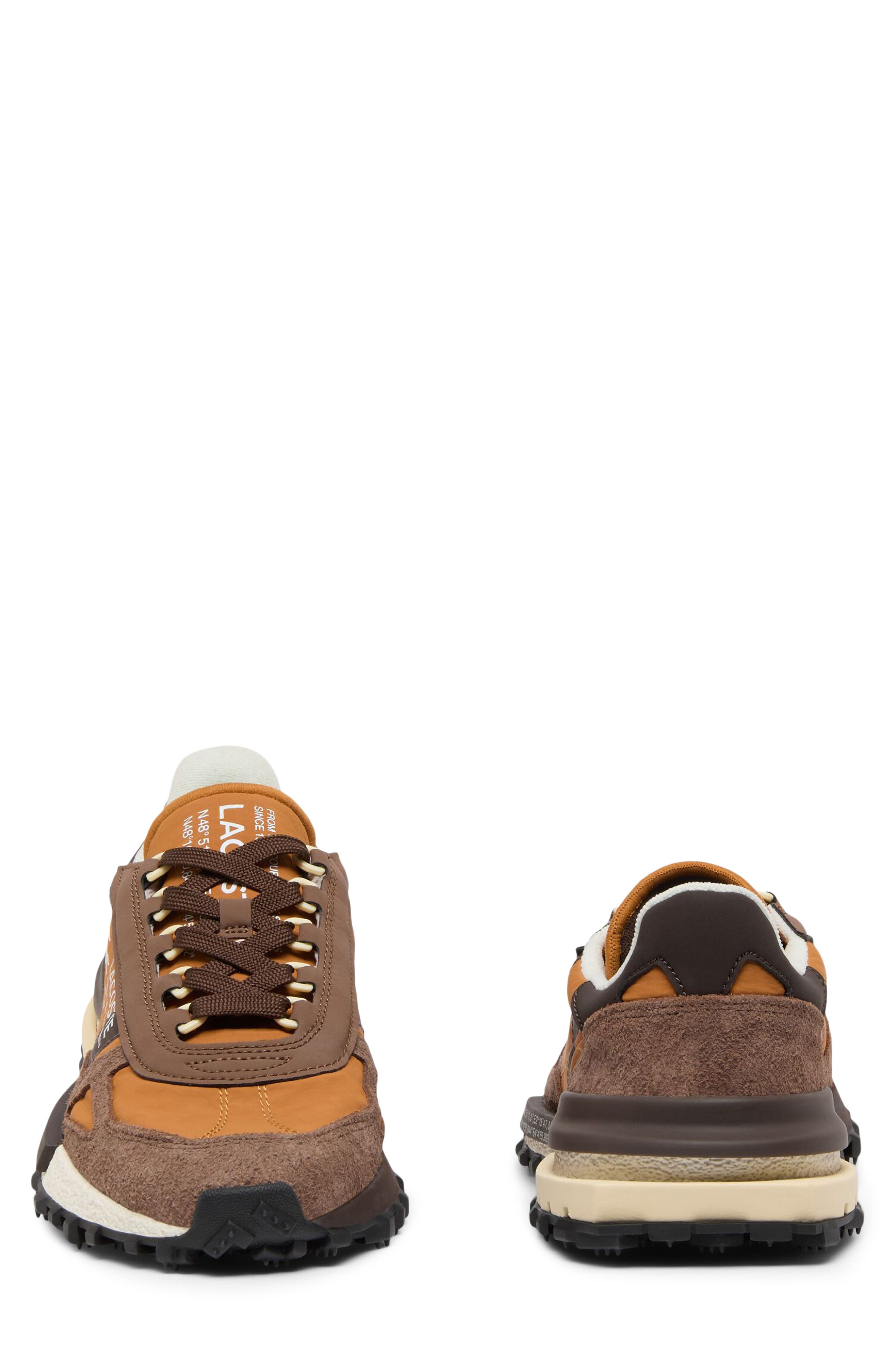 Elite Active 2264 Leather Sneaker, Alternate, color, TAN/ BLACK