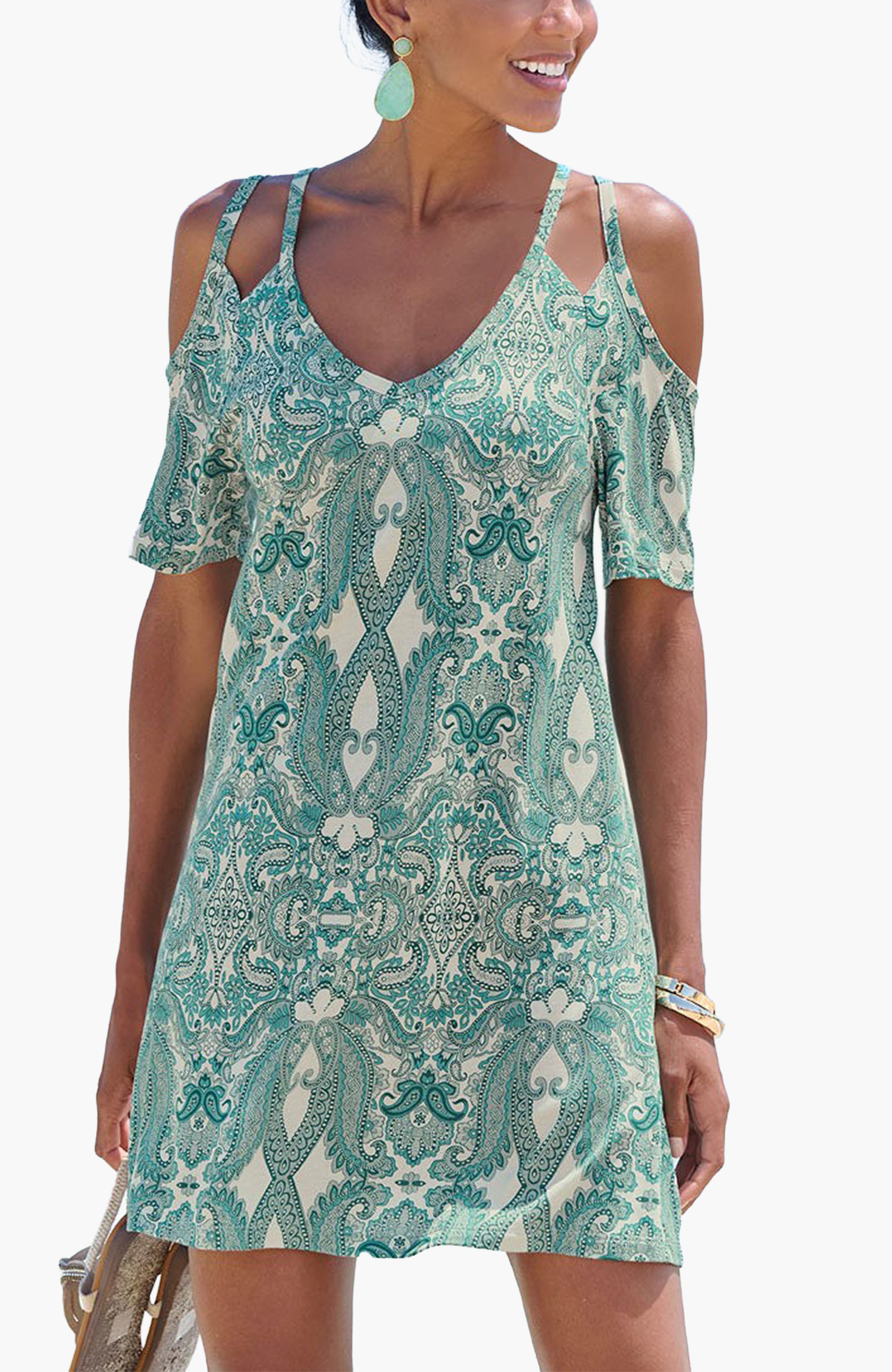 Green Patterned