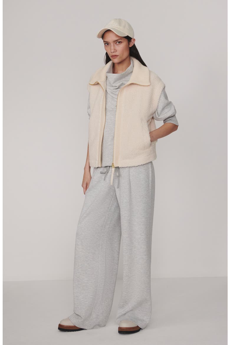 Dominic Fleece Gilet, Alternate, color, SANDSHELL