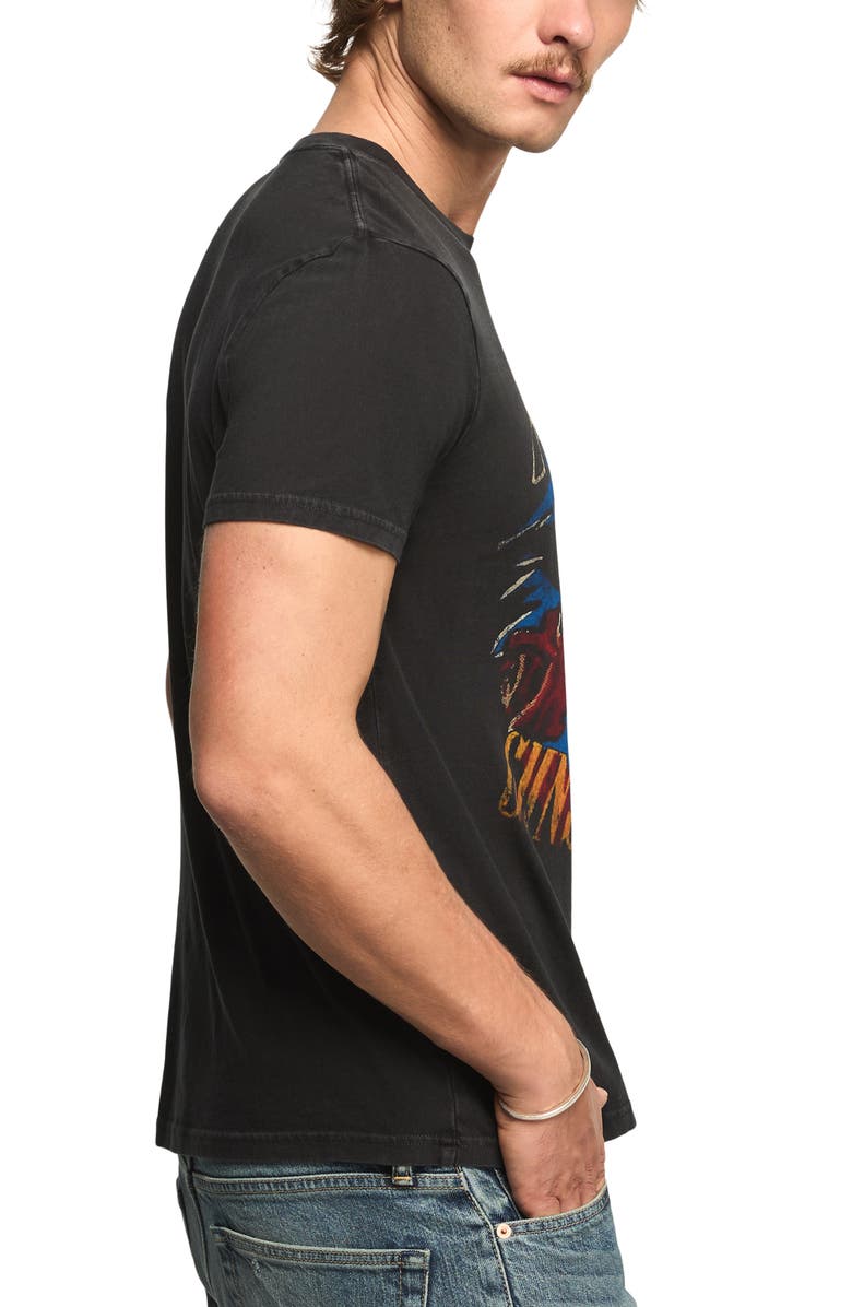 Lucky Brand Guns N Roses Graphic Cotton T-Shirt, Alternate, color, Caviar