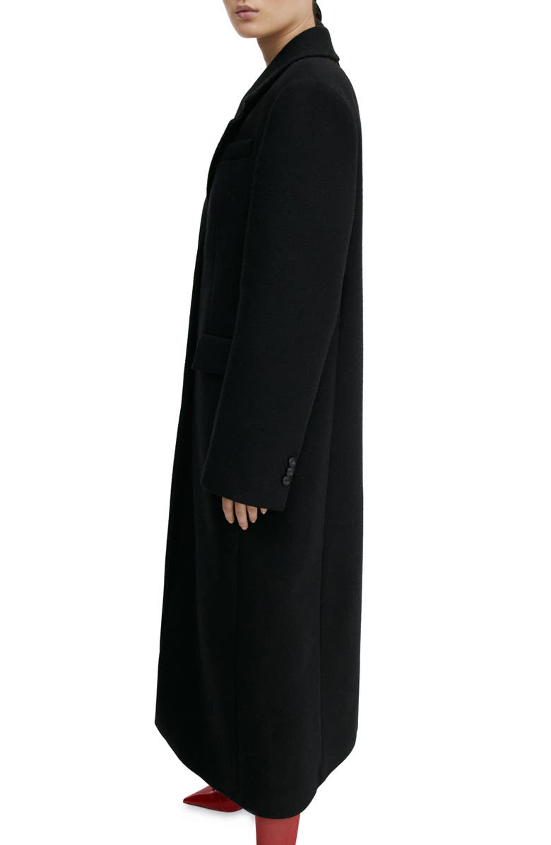 MANGO Wool Blend Topcoat, Alternate, color, 