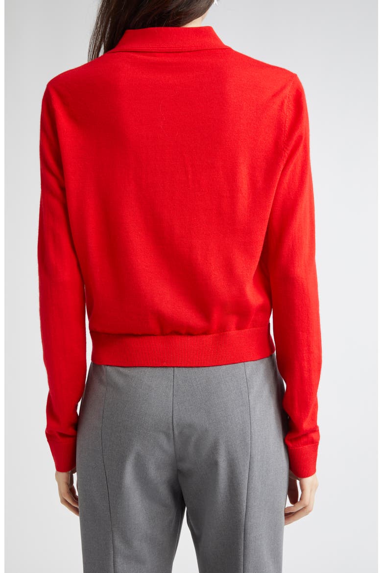 Summers Merino Wool Cardigan, Alternate, color, RED