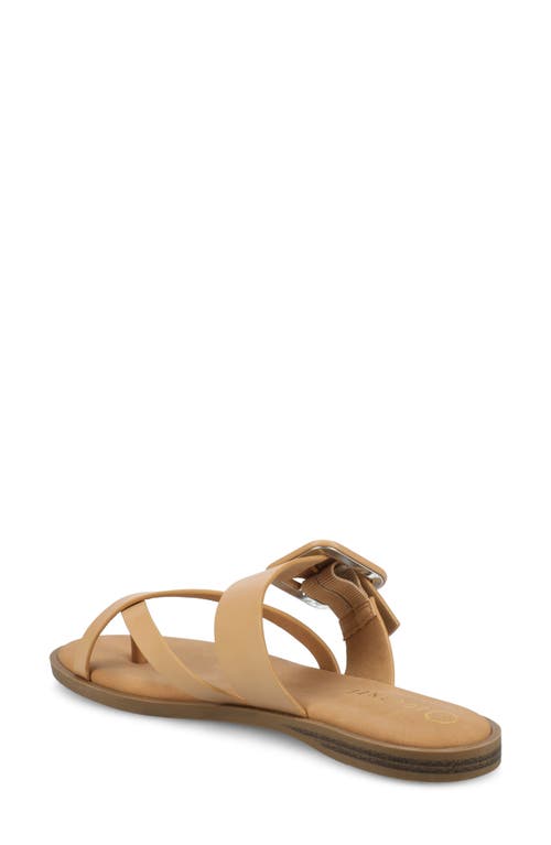 Journee Collection Layra Sandal In Tan Layra