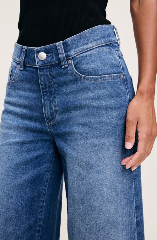 Dl1961 Hepburn Mid Rise Wide Leg Jeans In Blue Harbor Vintage