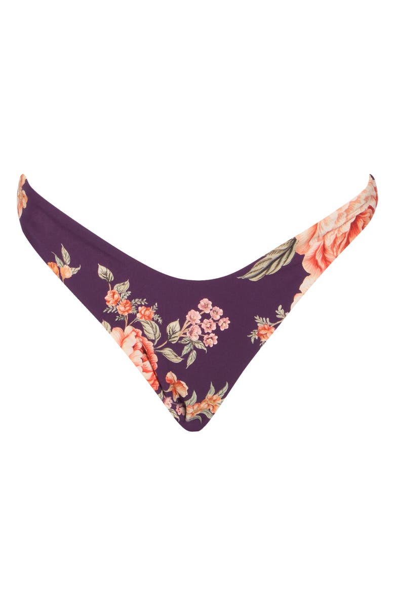 Maaji Vintage Flower Splendour Reversible Bikini Bottoms, Alternate, color,