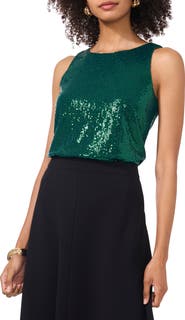 Vince Camuto Sequin Sleeveless Top