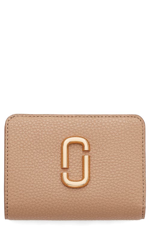 Marc Jacobs The Mini J Marc Compact Wallet In Brown