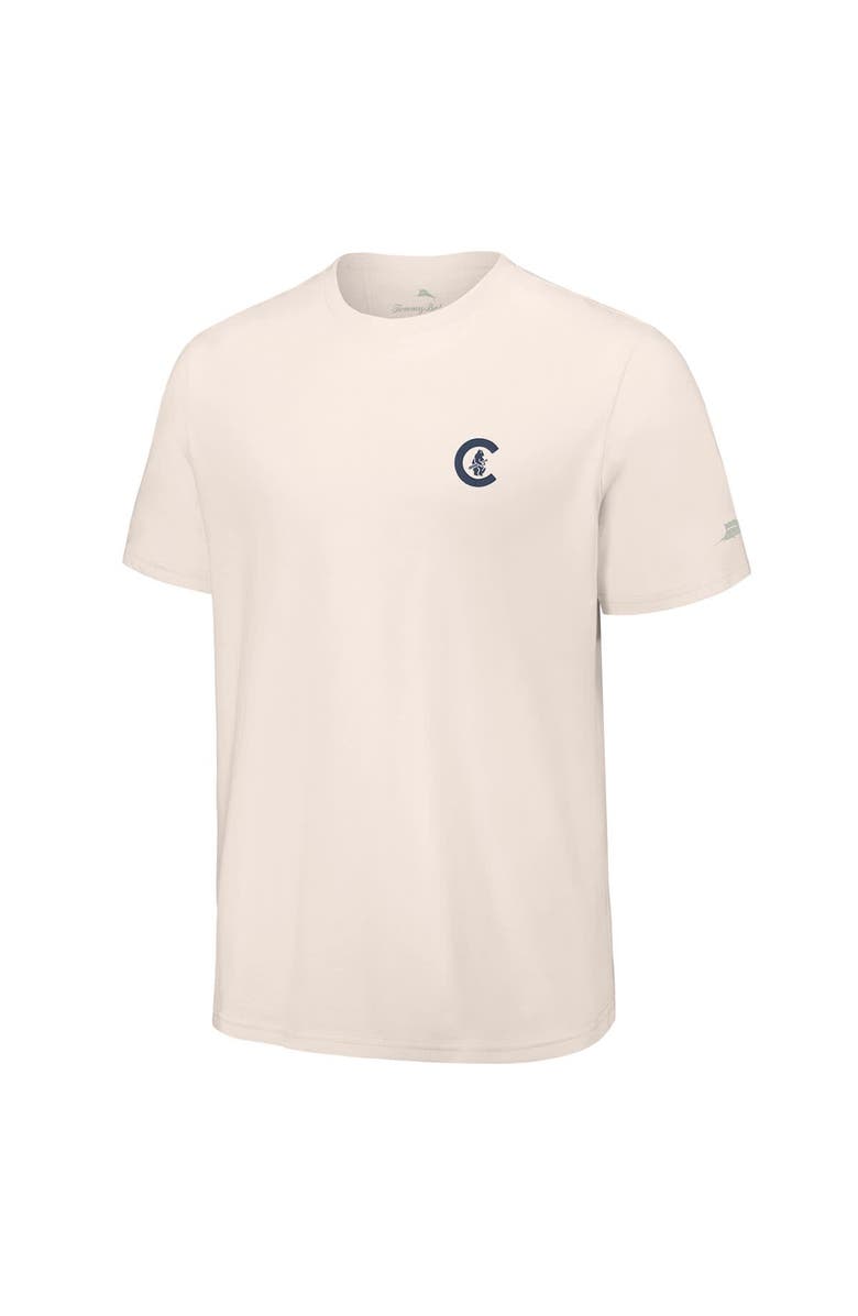 Tommy Bahama Men's Tommy Bahama Cream Chicago Cubs Fly Ball Club T-Shirt, Alternate, color,