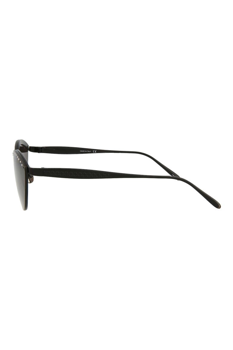 61mm Cat Eye Sunglasses, Alternate, color, BLACK BLACK GREY