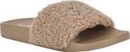 Calvin Klein Ahva Faux Fur Slide Sandal