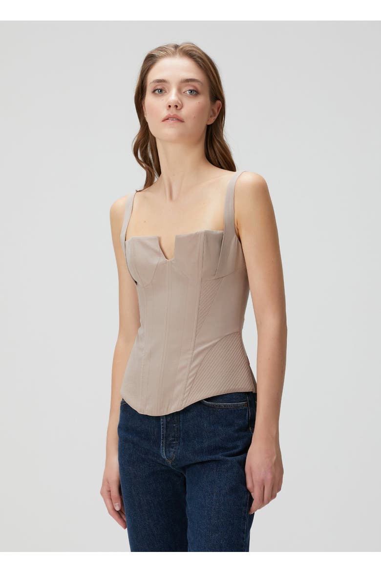 Corset Top, Alternate, color, BEIGE