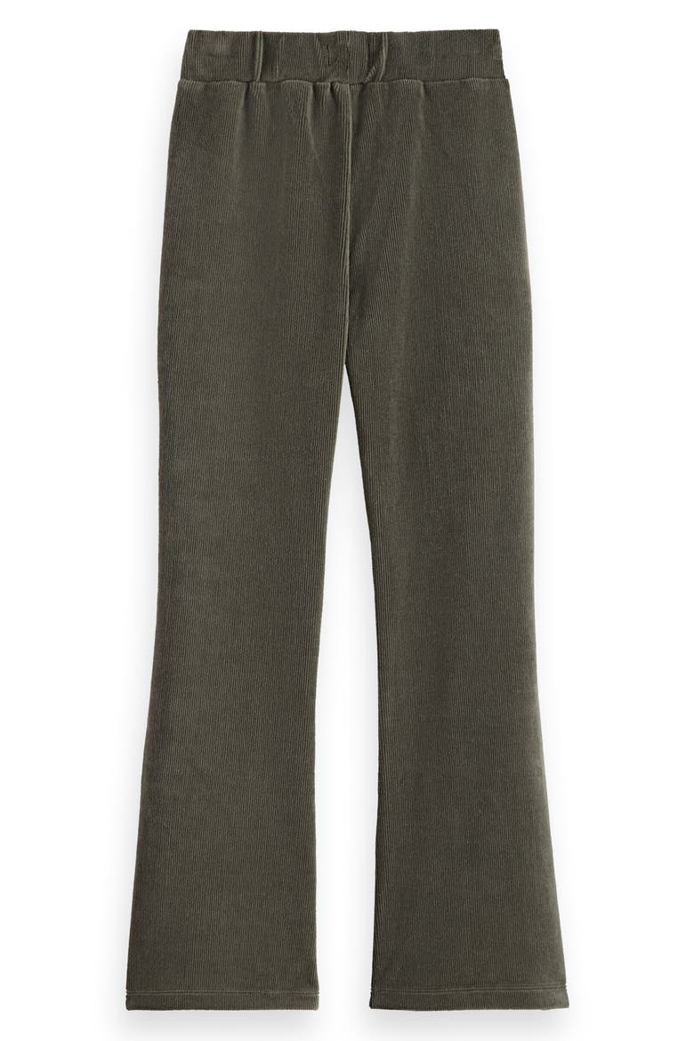 Kids' Rib Velvet Knit Flare Leggings, Alternate, color, THYME