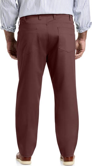 Oak Hill Premium by DXL Straight-Fit Tech Pants | Nordstrom