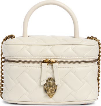 Mini Kensington Quilted Leather Top Handle Bag