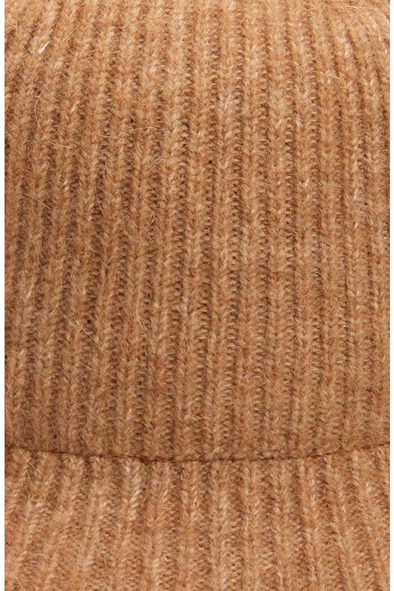 Rib Knit Cloche, Alternate, color, CAMEL