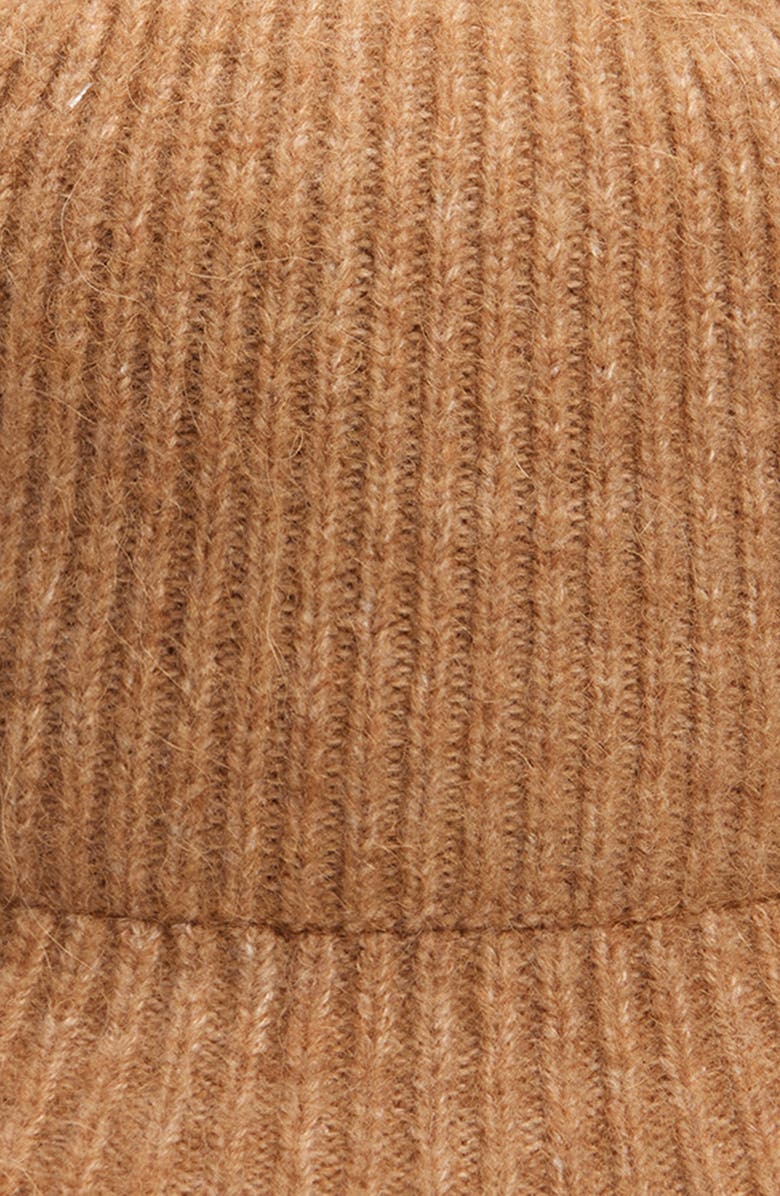 Nordstrom Rib Knit Cloche, Alternate, color, Camel