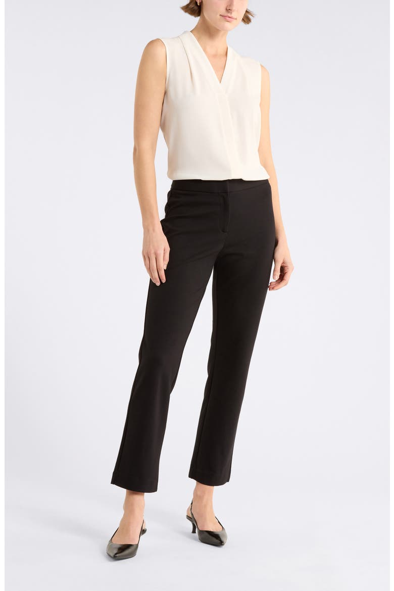 Essential Ponte Pants, Main, color, BLACK