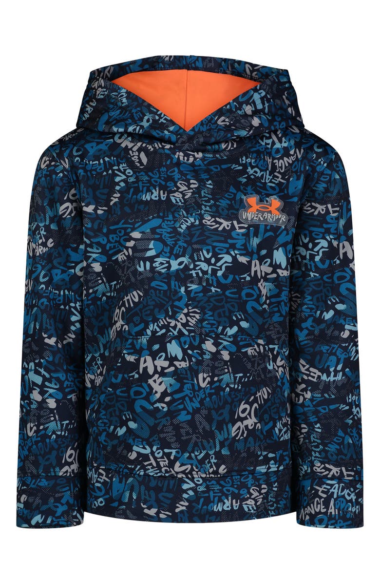 Under Armour Kids' Neo Wordmark Camo Performance Pullover Hoodie, Main, color, 