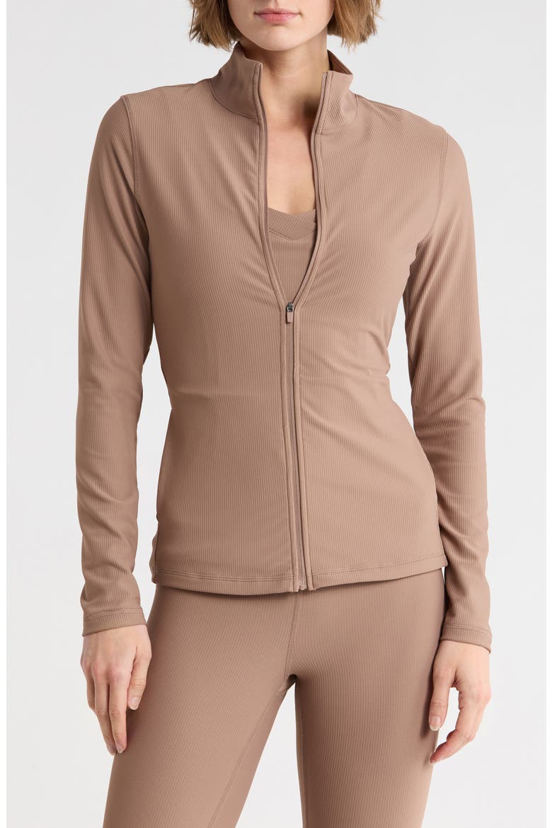 WonderLink RIb Cloud Drift Full-Zip Jacket, Main, color, TIRAMISU