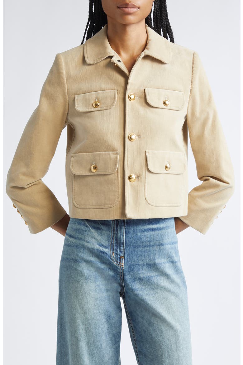 Chamonix Corduroy Jacket, Main, color, LIMESTONE